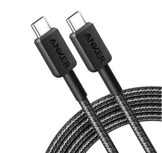 کابل نسل سوم ۱۸۰ سانتی انکر دو سر تایپ سی Anker 322 USB-C to USB-C – مدل A81F6